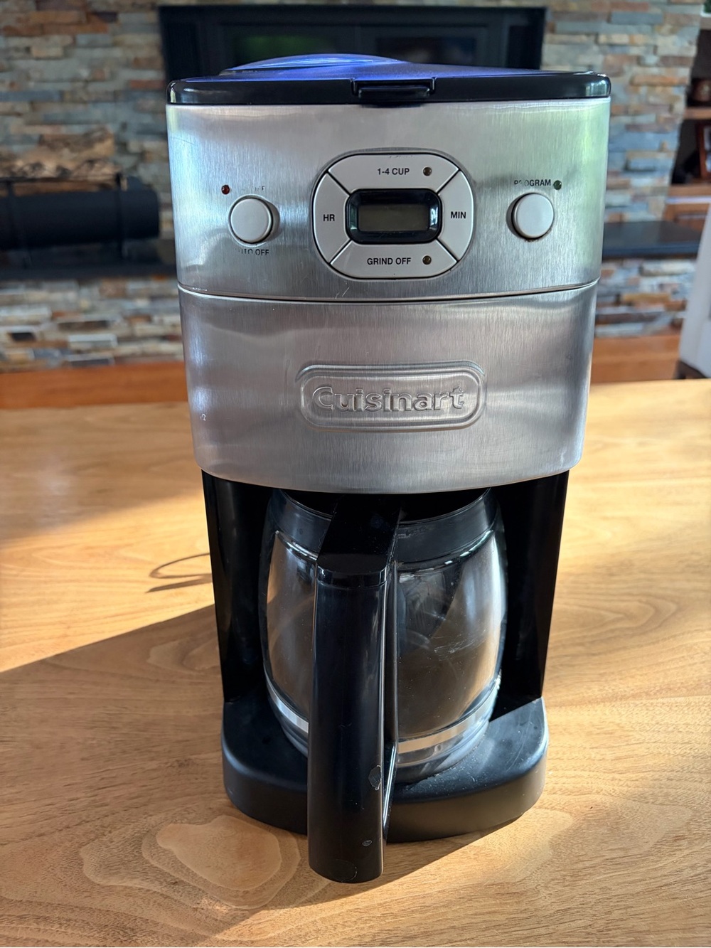 Cuisinart Stainless Steel and Black Drip Coffee Maker - grinder doesn’t work